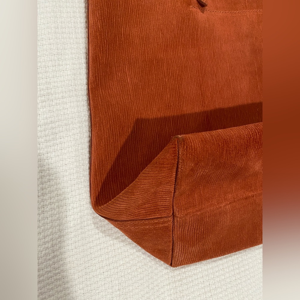 Madewell The Transport Tote RUSSET Corduroy Suede - Picture 10 of 16